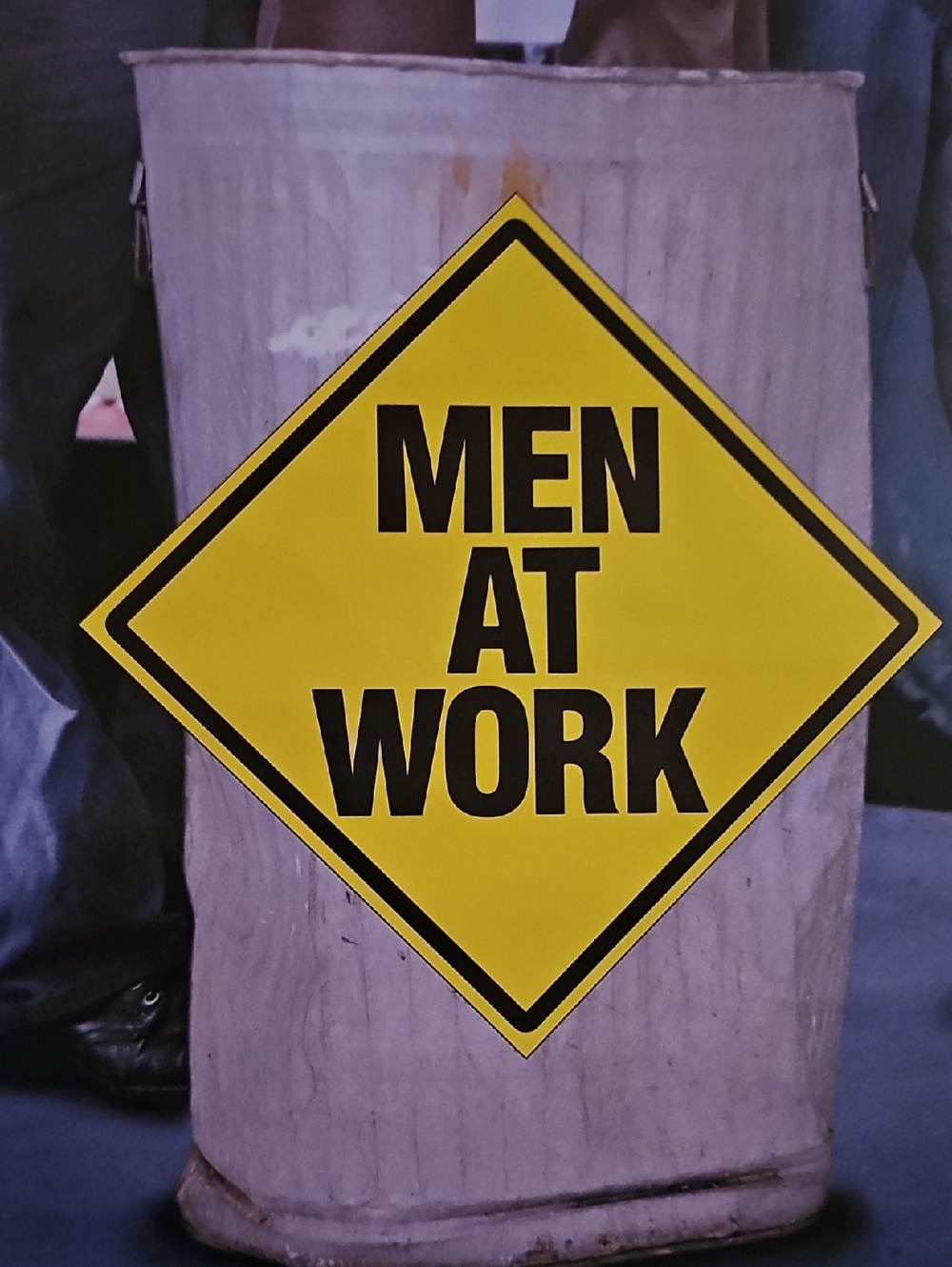 Men At Work Promo Poster VHS - Picture 2 of 3